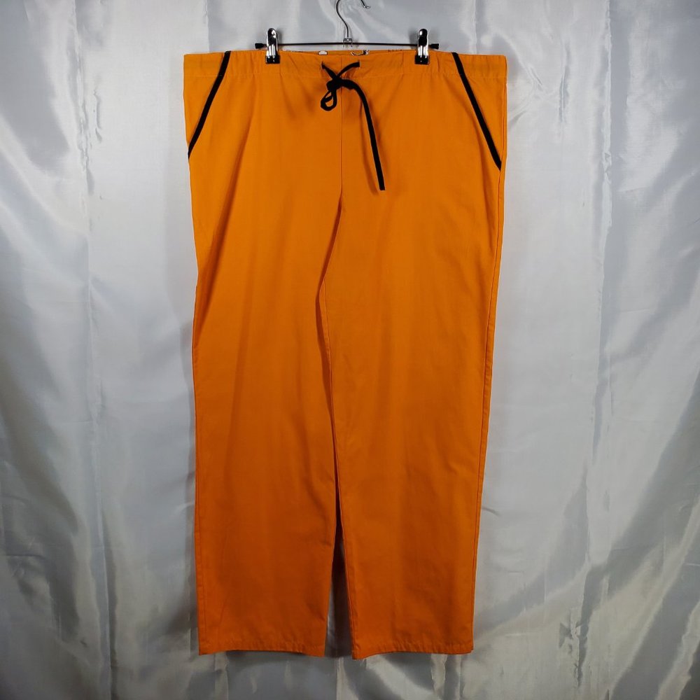 Scrub Dudz Basketball Warm-Up Pants University of Tennessee Scrub Orange Sz M